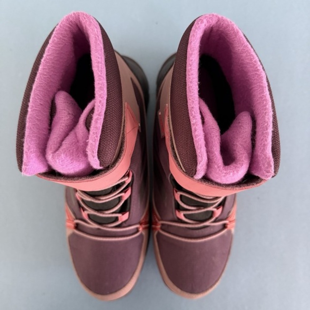 Adidas Terrex Snow Cold.RDY Shadow Maroon Pulse Lilac Snow Youth Winter Boots - Picture 7 of 9